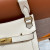 Hermes Jige Elan 29 Clutch Swift Jaune Poussin (1Z) White