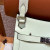 Hermes Jige Elan 29 Clutch Swift Rose Pourpre (L3) White