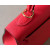 Hermes Kelly 28 Black Box Calf So PVD Hardware Red