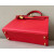 Hermes Kelly 28 Black Box Calf So PVD Hardware Red