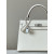 Hermes Kelly 28 Togo Gris Asphalte (M8) Gold Hardware White