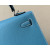 Hermes Kelly 32 Togo Blanc (01) Gold Hardware Blue