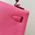 Hermes Kelly 25 Epsom Chai (0M) Palladium Hardware Pink