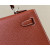 Hermes Kelly 25 Epsom Biscuit (4B) Gold Hardware Hermes Red