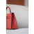 Hermes Kelly 25 Epsom Etain (8F) Palladium Hardware Red