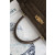 Hermes Kelly 25 Ostrich (93) Gold Hardware Dark Brown
