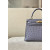 Hermes Kelly 25 Togo Trench(S2) Rose Gold Hardware Agate Grey