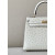Hermes Kelly 25 Ostrich Braise (95) Gold Hardware White