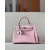 Hermes Kelly 25 Epsom Etain (8F) Gold Hardware Pink