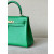 Hermes Kelly 25 Epsom Nata (I2) Palladium Hardware Green