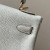 Hermes Kelly 28 Togo Craie (10) Gold Hardware White