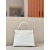 Hermes Kelly 25 Togo Vert Criquet (3I) Gold Hardware White