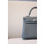 Hermes Kelly 28 Togo Gris Meye(0L) Palladium Hardware Blue