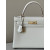 Hermes Kelly 25 Swift Beige Marfa (8Q) Gold Hardware White