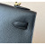 Hermes Kelly 32 Togo Bley Jean (75) Palladium Hardware Black