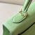 Hermes Kelly HSS 28 Epsom Gold(37) and Trench(S2) Brushed Gold Hardware Light Green