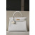 Hermes Kelly 25 Swift Biscuit (4B) Gold Hardware White
