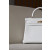 Hermes Kelly 25 Swift Biscuit (4B) Gold Hardware White
