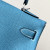 Hermes Kelly 25 Togo Chai (0M) Palladium Hardware Blue