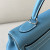 Hermes Kelly 25 Togo Chai (0M) Palladium Hardware Blue