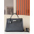 Hermes Kelly 25 Togo Gris Perle(80) Gold Hardware Black
