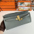 Hermes Birkin 35 Togo Etoupe 18 Gold Hardware Blue