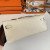 Hermes Kelly Cut 31 Epsom Bleu Lin (J7) Palladium Hardware Beige