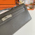 Hermes Kelly Cut 31 Epsom 63 Vert Amande (63) Gold Hardware Dark Brown