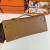 Hermes Kelly Cut 31 Epsom Anemone (P9) Palladium Hardware Brown