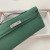 Hermes Kelly Cut 31 Epsom Jean (75) Gold Hardware Dark Green