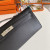 Hermes Kelly Cut 31 Epsom Blue Saphir (73) Gold Hardware Dark Brown
