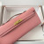 Hermes Kelly Cut 31 Swift Etoupe (18) Palladium Hardware Pink