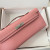 Hermes Kelly Cut 31 Epsom Craie (10) Palladium Hardware Pink