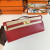 Hermes Birkin 35 Shiny Niloticus Crocodile Vert Emeraude 6Q Gold Hardware Red