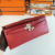 Hermes Kelly Cut 31 Epsom Etoupe (18) Gold Hardware Red