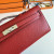 Hermes Kelly Cut 31 Epsom Etoupe (18) Gold Hardware Red