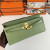 Hermes Kelly Cut 31 Epsom Etoupe (18) Palladium Hardware Green
