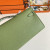 Hermes Kelly Cut 31 Epsom Etoupe (18) Palladium Hardware Green