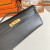 Hermes Kelly Cut 31 Epsom Rose Azal&Atilde;&copy;e (8W) Gold Hardware Dark Brown