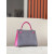 Hermes Kelly HSS 28 Epsom Bleu Saphir (73) and Bleu France (71) and Rouge Grenade(K1) Palladium Hardware Agate Grey and Tyrien Pink