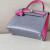 Hermes Kelly HSS 28 Epsom Bleu Saphir (73) and Bleu France (71) and Rouge Grenade(K1) Palladium Hardware Agate Grey and Tyrien Pink