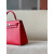 Hermes Kelly 28 Box Nior (89) Palladium Hardware Red