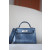 Hermes 24/24 Mini 21 Evercolor And Swift Nior (89) Gold Hardware Blue