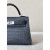 Hermes Herm&Atilde;&uml;s Birkin 20 Faubourg Sellier Beton Matte Alligator Palladium Hardware Dark Grey