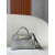 Hermes Hermes Halzan 25 Clemence Etoupe (18) Gold Hardware Grey