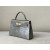 Hermes Hermes Halzan 25 Clemence Etoupe (18) Gold Hardware Grey