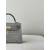 Hermes Hermes Halzan 25 Clemence Etoupe (18) Gold Hardware Grey