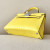 Hermes Kelly Mini Alligator Beton (8L) Gold Hardware Yellow