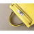 Hermes Kelly Mini Alligator Beton (8L) Gold Hardware Yellow