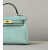 Hermes Kelly Mini Alligator Gold (37) Palladium Hardware Mint Green